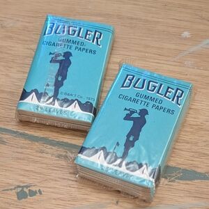 Vintage Blue Bugler Gummed Cigarette Papers